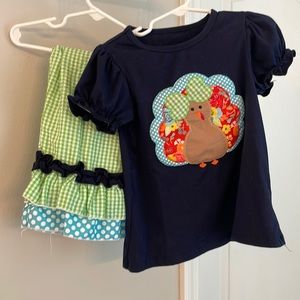 Turkey shirt and pants set